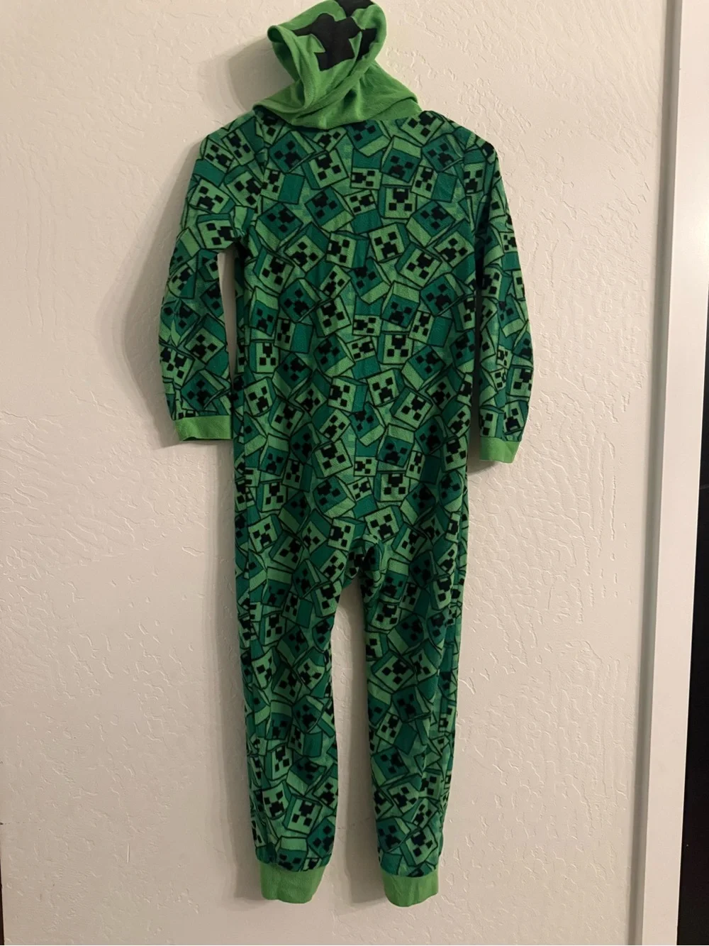 Minecraft inspired fleece playful